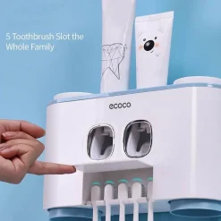 Intelligenter Zahnpastaspender – Badezimmer-Organizer zur Wandmontage