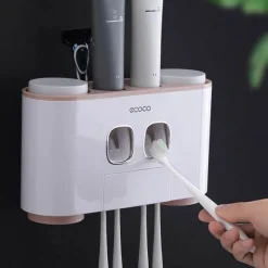 Intelligenter Zahnpastaspender – Badezimmer-Organizer zur Wandmontage