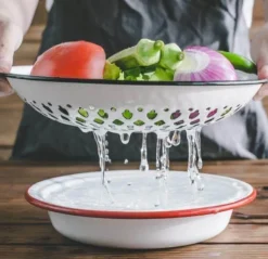 Intelligentes Abtropftablett für Obst und Gemüse – Effizientes Küchenwerkzeug für frische Produkte