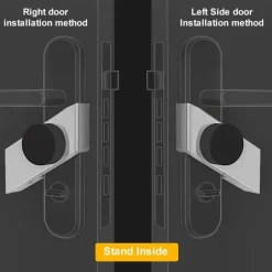 Intelligentes schlüsselloses Schließsystem – 4er-Pack elektronische Eingangsschlösser
