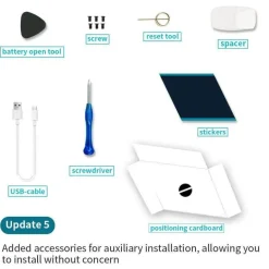 Intelligentes schlüsselloses Schließsystem – 4er-Pack elektronische Eingangsschlösser