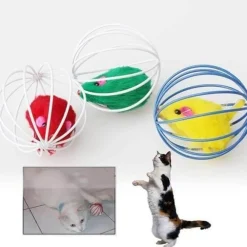 Interaktive Katzenfederbälle – Hohlspielzeug für Kätzchen