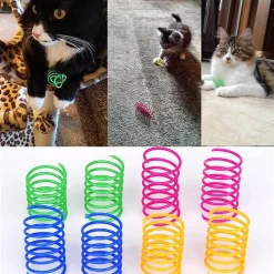 Interaktive Katzenspielzeugbälle – 12-teiliges buntes Federset für spannende Spielstunden