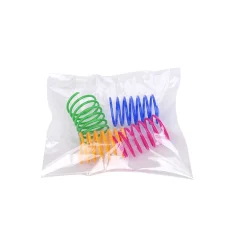 Interaktive Katzenspielzeugbälle – 12-teiliges buntes Federset für spannende Spielstunden