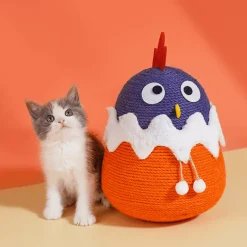 Interaktive Sisal-Katzenbälle – Robustes Spielzeug für spannenden Spielspaß