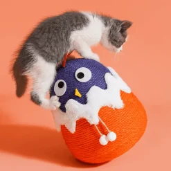 Interaktive Sisal-Katzenbälle – Robustes Spielzeug für spannenden Spielspaß