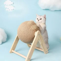 Interaktiver Katzenkratzball – lustiges Katzenspielzeug zum Kratzen und Spielen
