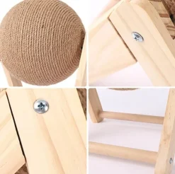 Interaktiver Katzenkratzball – lustiges Katzenspielzeug zum Kratzen und Spielen