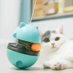 Interaktiver Leckerli-Spender für Katzenspielzeug für spannenden Spielspaß