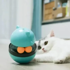Interaktiver Leckerli-Spender für Katzenspielzeug für spannenden Spielspaß