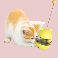 Interaktiver Leckerli-Spender für Katzenspielzeug für spannenden Spielspaß