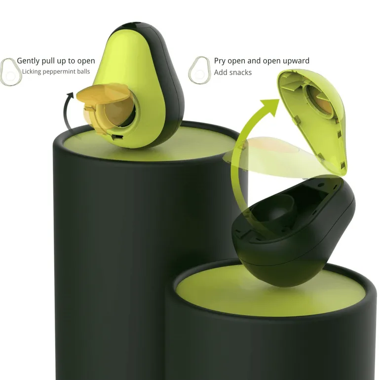 Interaktives Avocado-Wackler-Katzenspielzeug – Spannender 3-in-1-Spaß für Ihren Stubentiger