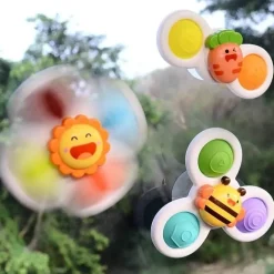 Interaktives Baby-Spin-Spielzeug – pädagogisches Lernspielzeug