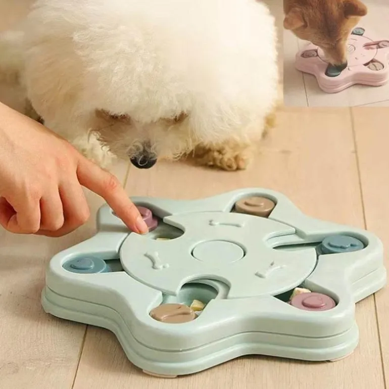 Interaktives Futterspielzeug für Hunde – Slow Feed Puzzle Bowl