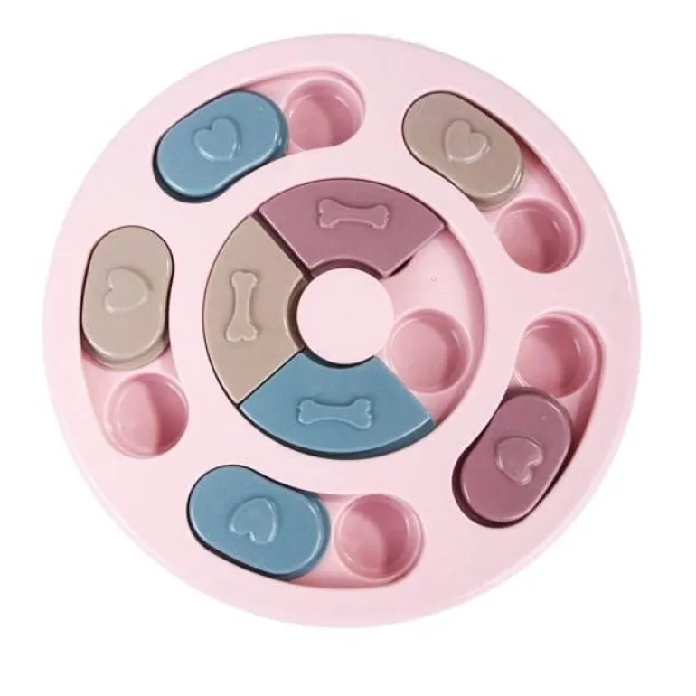 Interaktives Futterspielzeug für Hunde – Slow Feed Puzzle Bowl