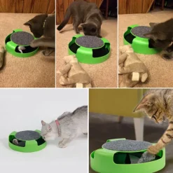 Interaktives Haustierspielzeug – Spannende Drehmaus für Katzen und Hunde