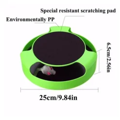 Interaktives Haustierspielzeug – Spannende Drehmaus für Katzen und Hunde