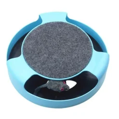 Interaktives Haustierspielzeug – Spannende Drehmaus für Katzen und Hunde