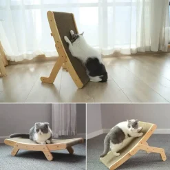 Interaktives Katzenkratzbett – Verspielte Lounge für Katzen