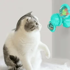 Interaktives Katzenminzen-Windmühlenspielzeug für stundenlanges, spannendes Spielen