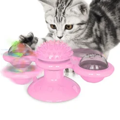 Interaktives Katzenminzen-Windmühlenspielzeug für stundenlanges, spannendes Spielen