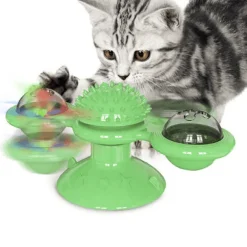 Interaktives Katzenminzen-Windmühlenspielzeug für stundenlanges, spannendes Spielen