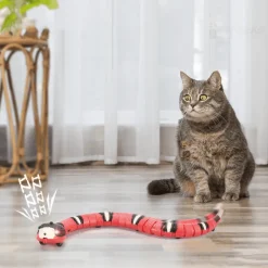 Interaktives Katzenspielzeug mit intelligentem Sensor – Spannendes Schlangenspielzeug für Katzenspaß