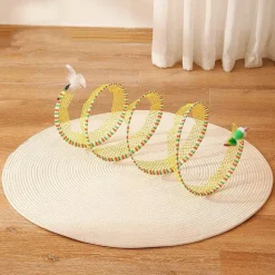 Interaktives Katzentunnelspielzeug – Faltbarer Spieltunnel für Katzen