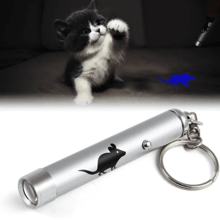 Interaktives LED-Katzen-Laserspielzeug für spannende Spielzeit mit Ihrem Haustier