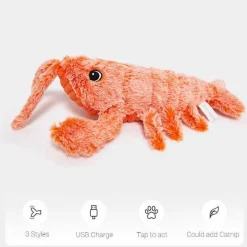 Interaktives Plüsch-Hummer-Katzenspielzeug – Spannende Spielzeit für Ihr Haustier