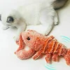 Interaktives Plüsch-Hummer-Katzenspielzeug – Schlabberspielzeug für Haustiere