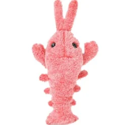 Interaktives Plüsch-Hummer-Katzenspielzeug – Schlabberspielzeug für Haustiere