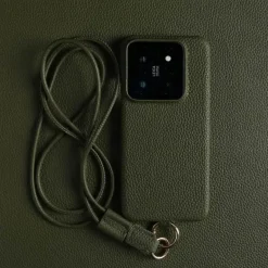iPhone-Hülle aus echtem Leder – luxuriöses Rindsleder-Design