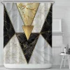Isis Marble Shower Curtain - Elegant Bathroom Decor