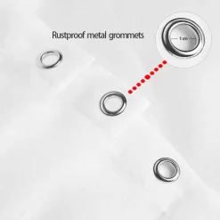 Isis Marble Shower Curtain - Elegant Bathroom Decor