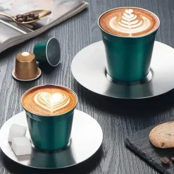 Isolierte Espressotassen aus Edelstahl – doppelwandige Kaffeebecher