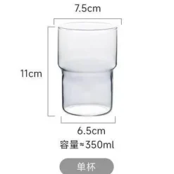 Isolierte Teetasse aus Glas – Premium-Becher für Heiß- und Kaltgetränke