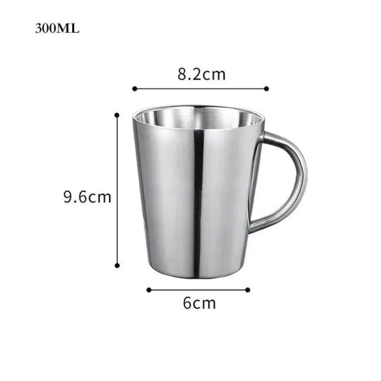 Isolierter Reisebecher aus Edelstahl – 420 ml Becher mit Deckel für das Homeoffice