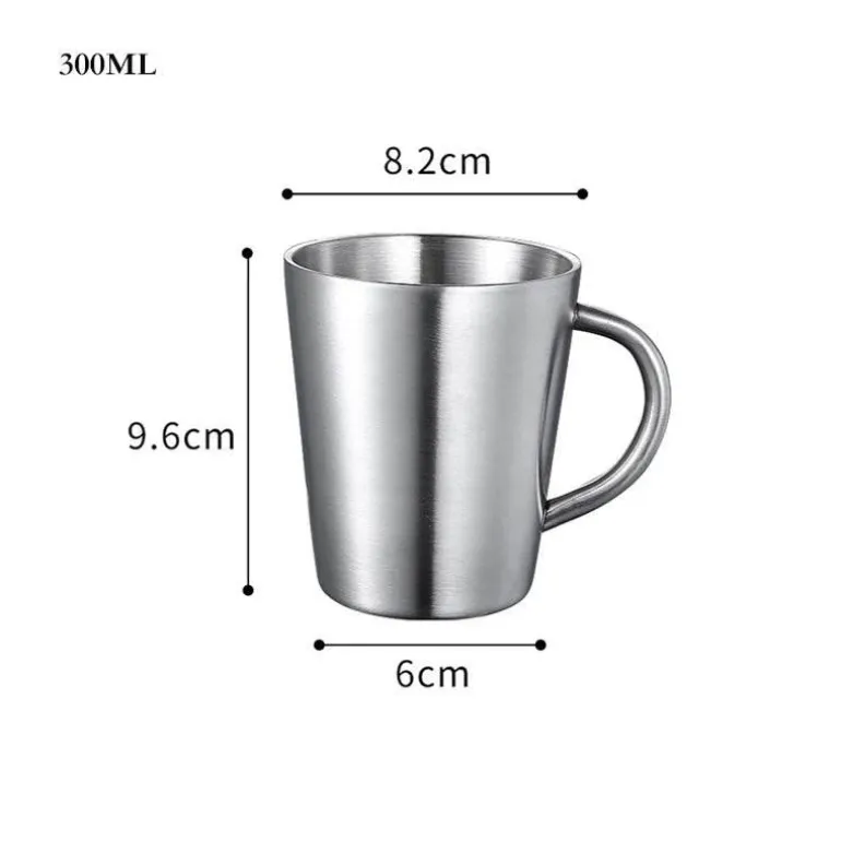 Isolierter Reisebecher aus Edelstahl – 420 ml Becher mit Deckel für das Homeoffice