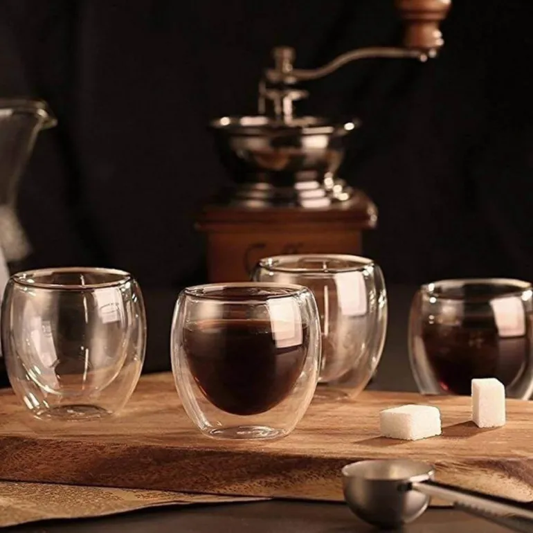 Isoliertes Espressoglas – Doppelwandiger Kaffeebecher für Heißgetränke