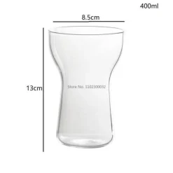 Isoliertes Trinkbecher-Set aus Glas – Transparente Saft- und Teebecher