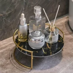 Ivalo Cosmetics Tray - Makeup Organizer and Vanity Storage Solution