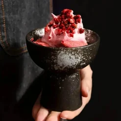 Ivana Dessertschale mit erhöhtem Rand – elegante Servierplatte für Süßigkeiten und Leckereien