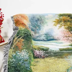 Jacquard-Sofadecke – Vielseitige Picknickmatte für den Außenbereich, Bettdecke