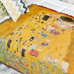 Jacquard-Wandteppich-Überwurfdecke – dekorativer Akzent für ein gemütliches Wohnzimmer