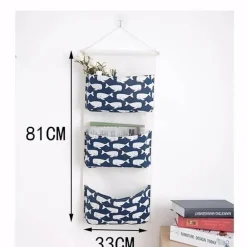 Japanese Wall Hanging Organizer - Stylish Storage Solution