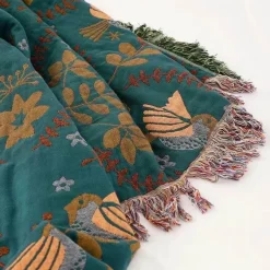 Japanische Baumwoll-Überwurfdecke - Doppelseitiger Sofabezug Tagesdecke