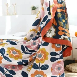 Japanische Baumwollgaze-Decke - Weiche, atmungsaktive Sommerdecke