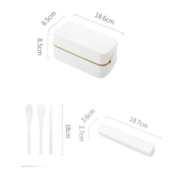 Japanische Bento-Box – Einfacher Behälter zur Aufbewahrung von Lebensmitteln