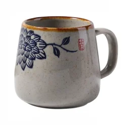 Japanische handgefertigte Keramiktassen – Retro-Design